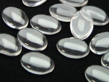 Transparent Glass Oval