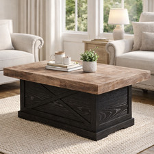 Rustic Square Coffee Table