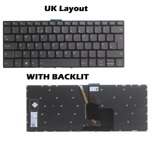 Layout backlit keyboard for - uk,