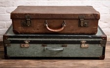 Pair of Vintage Brown