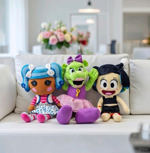Bundle plush dolls - 3,