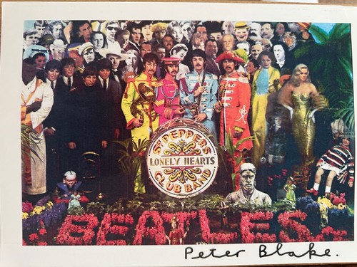 Sir peter blake signed photo - peter,