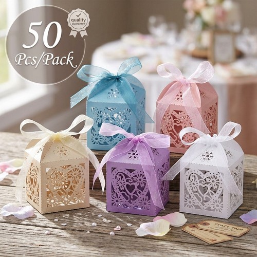 50pcs luxury wedding favours - 50pcs,
