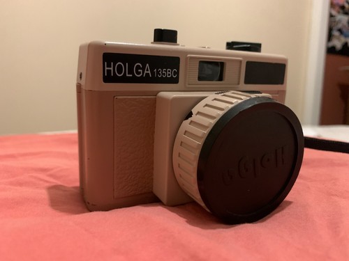 Pink holga 135bc 35mm film - holga,