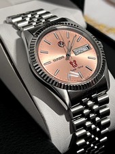  Rado Purple Horse Salmon Dial Day Date Overhauled Automatic Watch 36MM