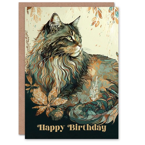 Happy birthday maine - happy, cat