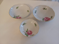 Three Beautiful Meissen Red