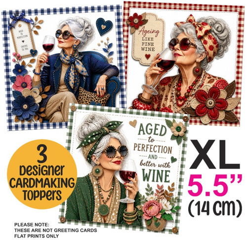 Card toppers for - 3, xl