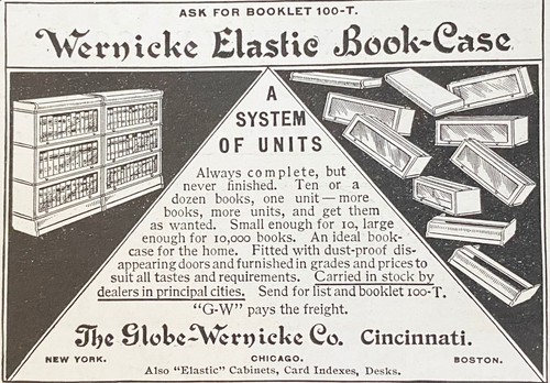 Wernicke elastic book case - wernicke, book-case
