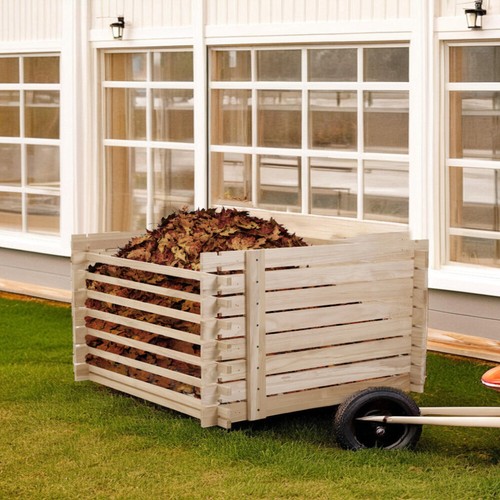 Wooden waste converter box - wooden,