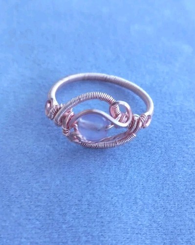 Fluorite ring non - -tarnish, rose