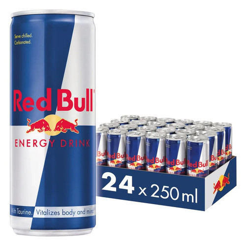 Red bull energy drink 250ml - bull,