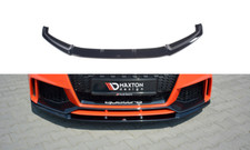 Front Diffuser Splitter V2 Maxton Design Gloss Black ABS for Audi Tt Mk3 (8S) Rs