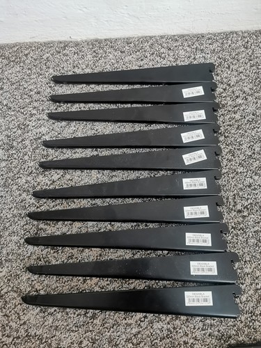 Twin slot shelving black - twin,