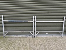 Pair Of Boss Youngman 2 Rung Double Wide 1.0m Scaffold Tower Frames