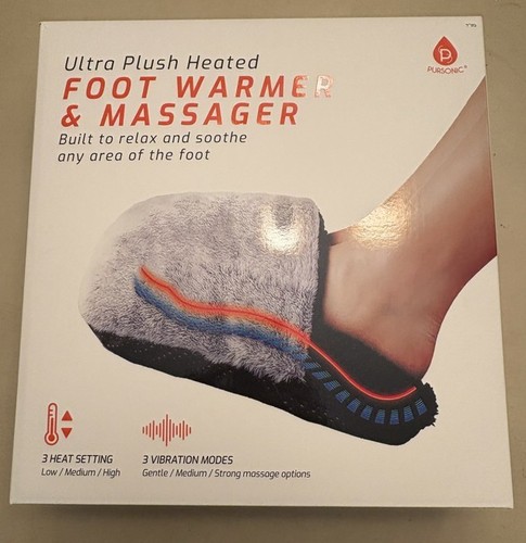 Ultra plush heated foot - plush, warmer