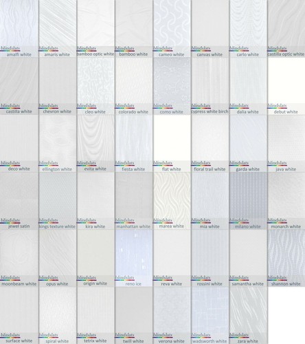 White vertical blind - white,