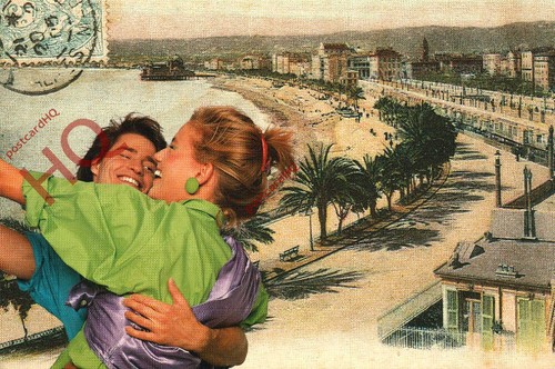 Picture postcard advertising - picture,
