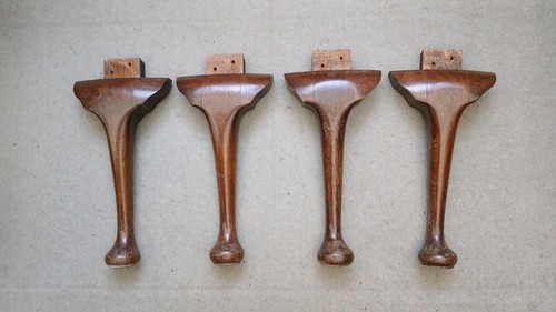 Antique queen anne wooden - 4,
