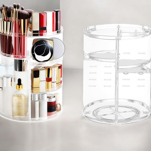 Rotating makeup organiser - makeup,