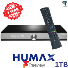 Humax 1TB DTR T1010 Freeview Twin Tuner Aerial Recorder Receiver Record PVR HDMI