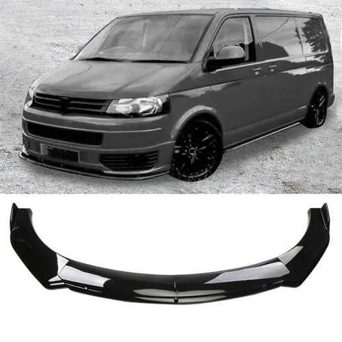 Gloss black front bumper - front,