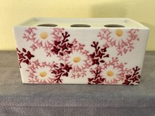 EMMA BRIDGEWATER PINK DAISY FIELDS FLOWER BRICK VASE Second