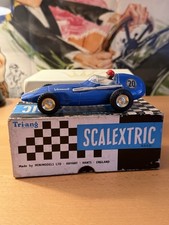 Scalextric C55 Vanwall Blue Vintage Car Boxed.  1960’s