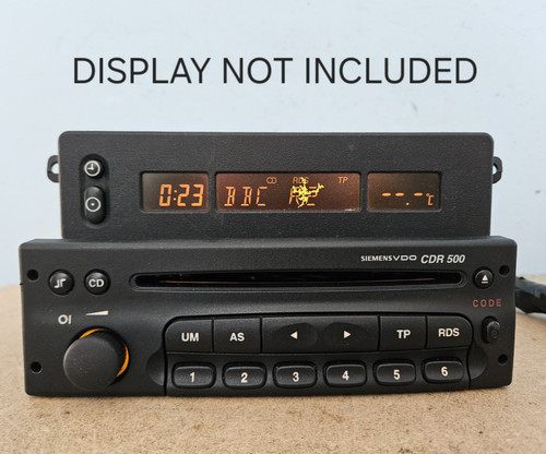 Vauxhall vdo cdr 500 car - vdo, radio
