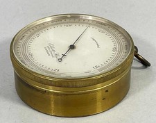 ANTIQUE POCKET BAROMETER & ALTIMETER by ELLIOT BROS 1860