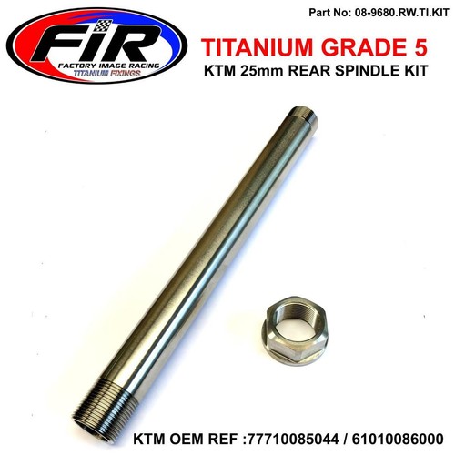 Ktm new rear - rear, spindle