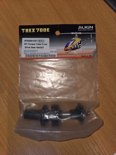Align trex 700e torque tube - 700e, m1