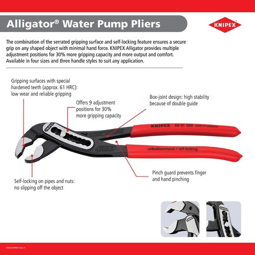 Knipex alligator water - water, pump