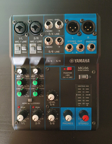 Yamaha mg06 channel - yamaha,