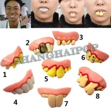 1X Funny Creative Halloween Party Dummies Teeth Fancy Dress Fake Tooth Trick UK