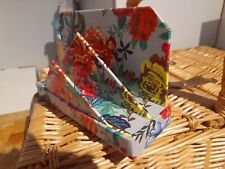 Floral colourful letter holder