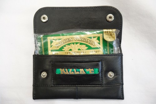 Soft leather tobacco - leather, pouch