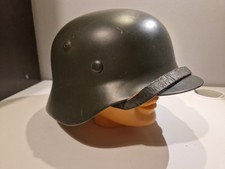 Reproduction WW2 German M40 Steel Helmet With Leather Liner - Army Stalhelm