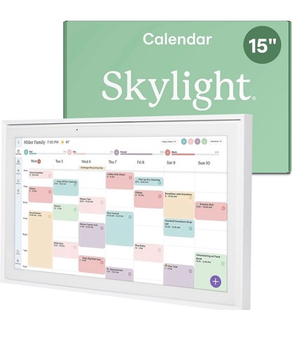 Skylight calendar inch - calendar:, 15-inch
