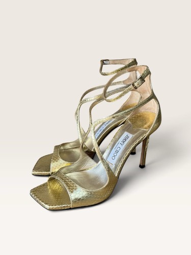 Jimmy choo azia gold heels - jimmy,