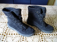 Sympatex by Rohde, boots/ankle boots, size 5 (37), suede, virgin wool inside