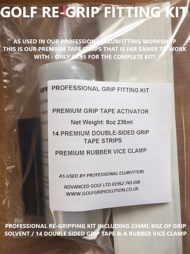 Golf grip fitting - golf, kit