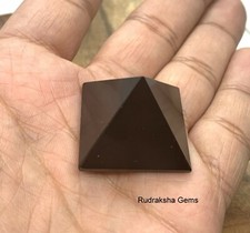 Black Tourmaline Pyramid Spiritual Healing Crystal Genuine Stone Protection Rare