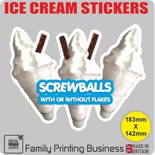 ICE CREAM Stickers - Cones -