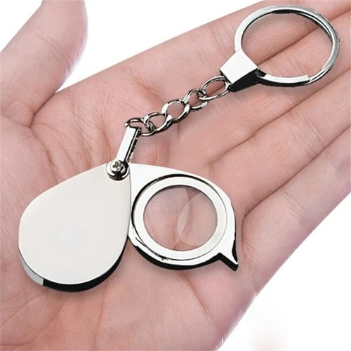 Portable 10x folding key ring - 10x,