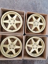 Extremely Rare Refurbished JDM Tecnocast Corsia TC-202 16x7J+47ET 5x100 Alloys