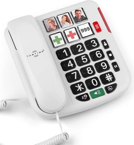 Big button landline phone - phone, for