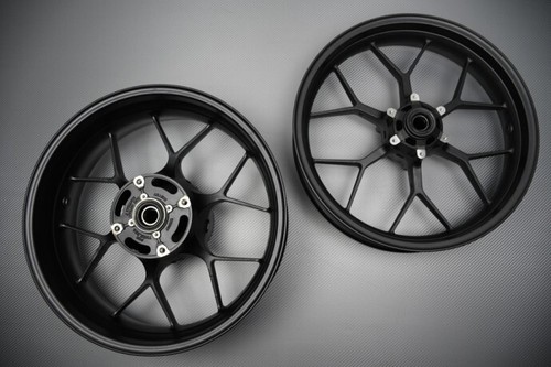 Black front rear - rear, rims