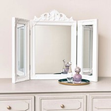 White Ornate Dressing Table