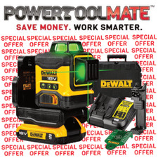 Dewalt DCLE34031D1 18x XR 3x360 Compact Green Laser Kit